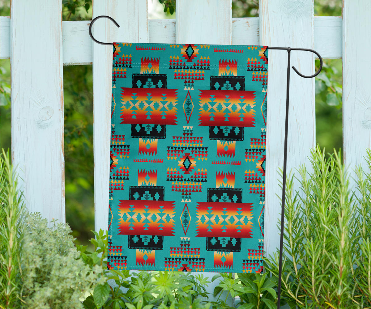 Native American Tribes Pattern Flag Decor LT10 - Wonder Print Shop