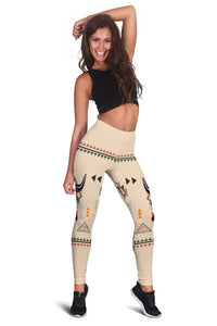 native-american-pride-bison-womens-leggings