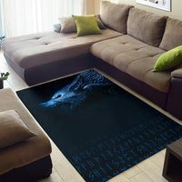 Viking Area Rug, Fenrir Wolf RLT12 - Wonder Print Shop