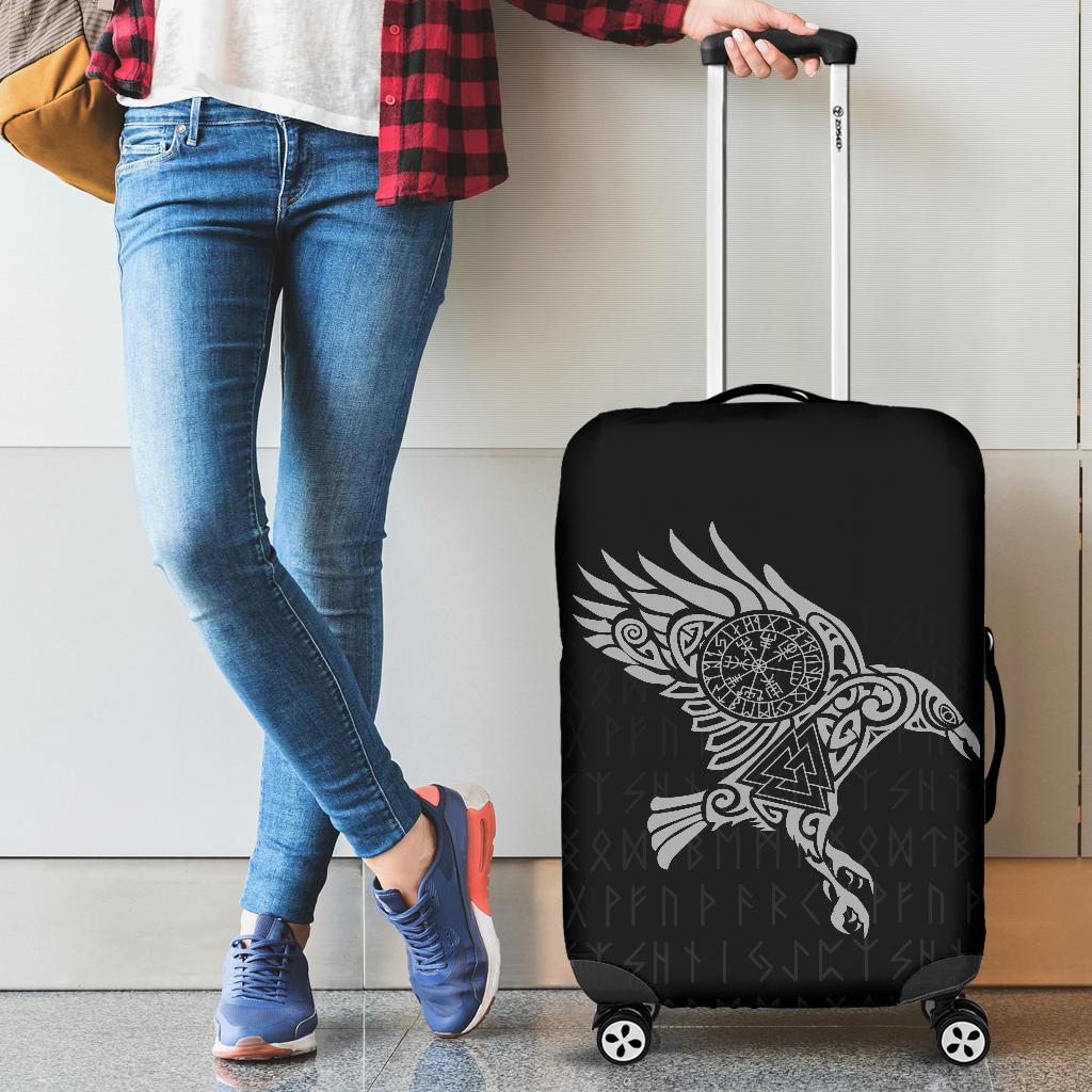 Viking The Raven Of Odin Luggage Covers RLT12 - Wonder Print Shop