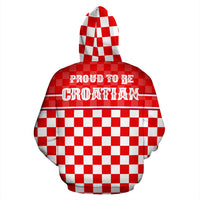 Croatia Proud To Be Croatian Hoodie - Wonder Print Shop