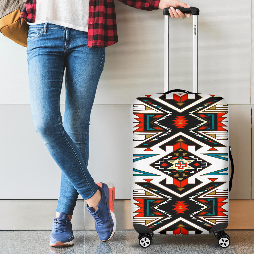Tribal Pattern Colorful Native American Luggage Covers LT10 - Wonder Print Shop