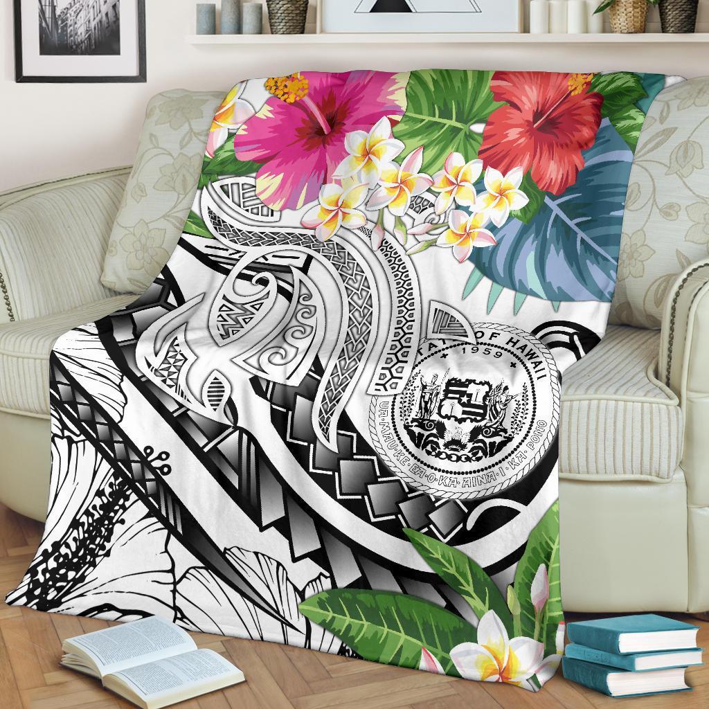 polynesian-hawaii-premium-blanket-summer-plumeria-white