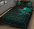 Viking Quilt Bed Set - The Raven Of Odin Rune Cyan RLT12 - Wonder Print Shop