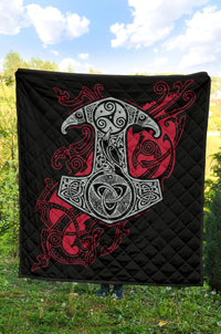 Viking Hammer Mjollnir Premium Quilt RLT12 - Wonder Print Shop
