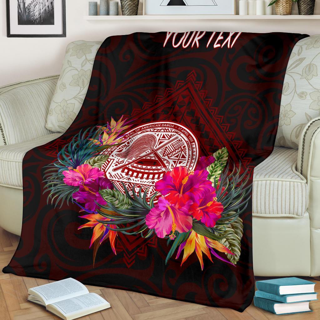 american-samoa-personalised-premium-blanket-coat-of-arm-with-polynesian-patterns
