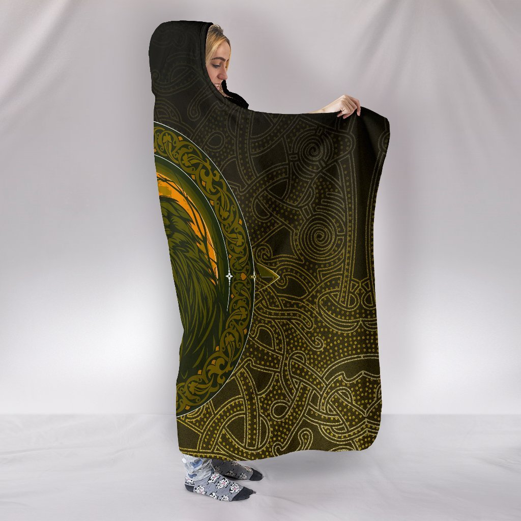 viking-hooded-blanket-ethnic-odin-raven-gold
