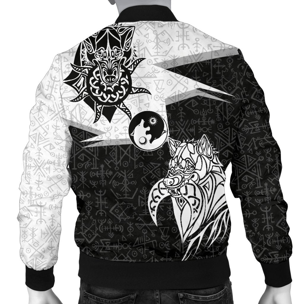 Viking Bomber Jacket Skoll and Hati New Style RLT12 - Wonder Print Shop
