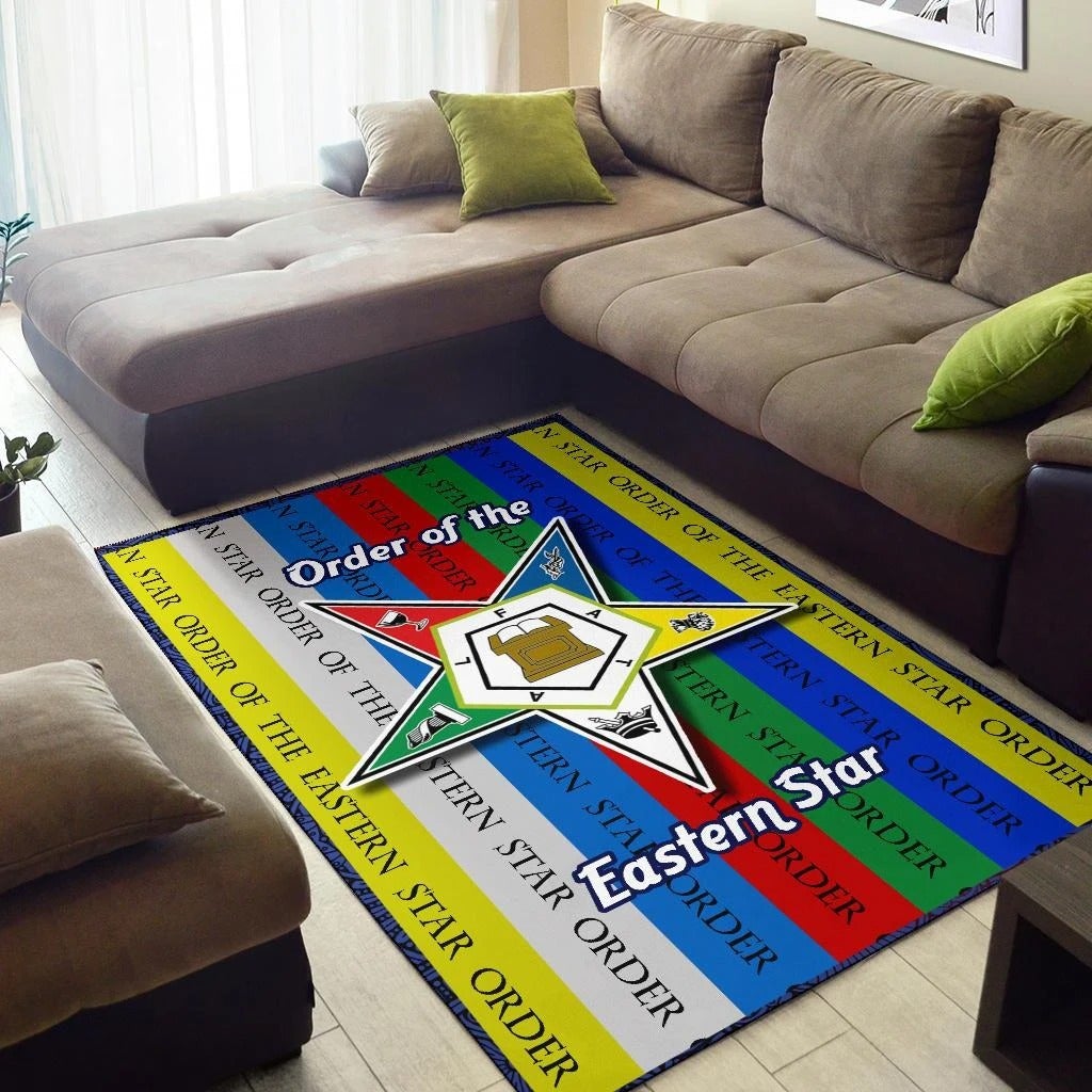 Wonder Print Shop Area Rug Order Of Eastern Star OES LT10 - Wonder Print Shop