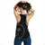 Chuuk Pattern Women's Racerback Tank - Black Style - FSM - Wonder Print Shop