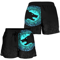 viking-womens-shorts-fenrir-norse-wolf