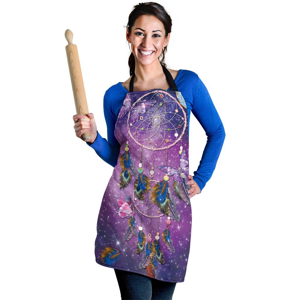 galaxy-purple-dreamcatcher-native-american-apron