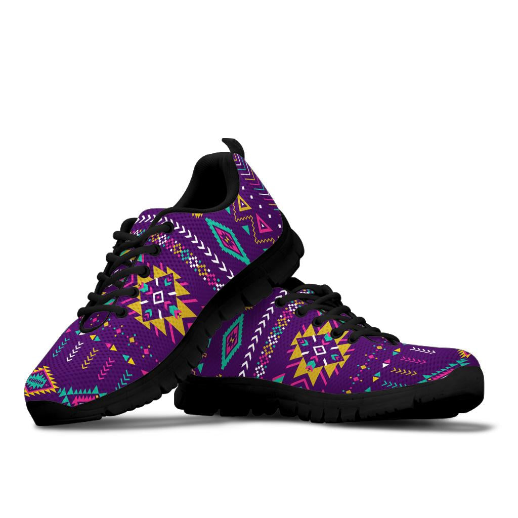 Native American Light Purple Sneakers LT10 - Wonder Print Shop
