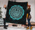Viking Premium Quilt - Viking Bear Claws Cyan Tattoo RLT12 - Wonder Print Shop