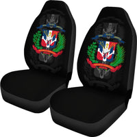 Dominican Republic Car Seat Covers (Set Of Two) - Wonder Print Shop