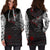 Viking Hoodie Dress The Raven Of Odin Rune Blood RLT12 - Wonder Print Shop