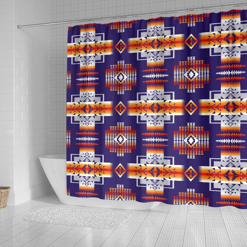 purple-tribe-native-american-shower-curtain