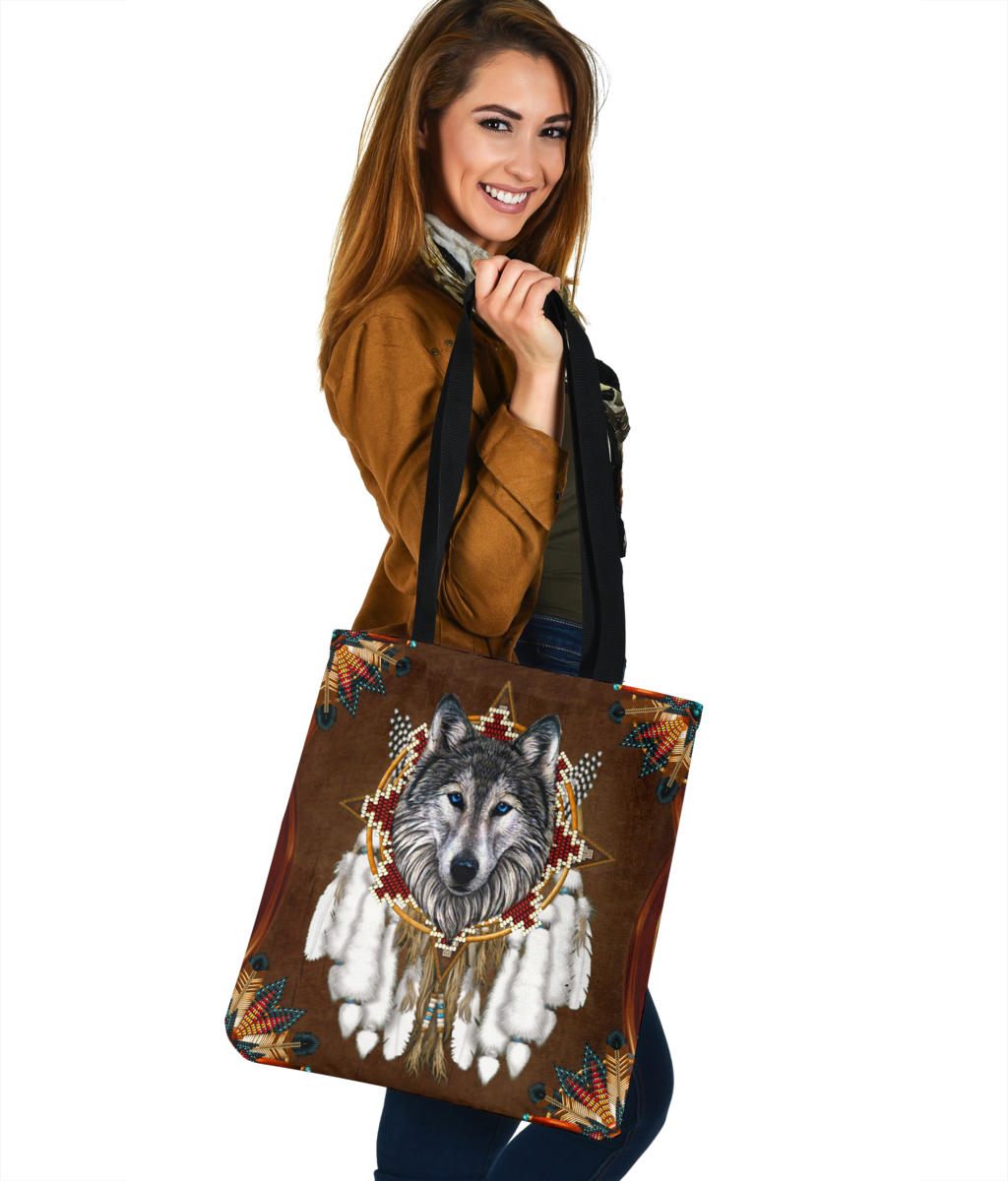 native-american-mandala-head-wolf-tote-bag