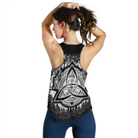 Viking Women's Racerback Tank - Dragon Celtic RLT12 - Wonder Print Shop