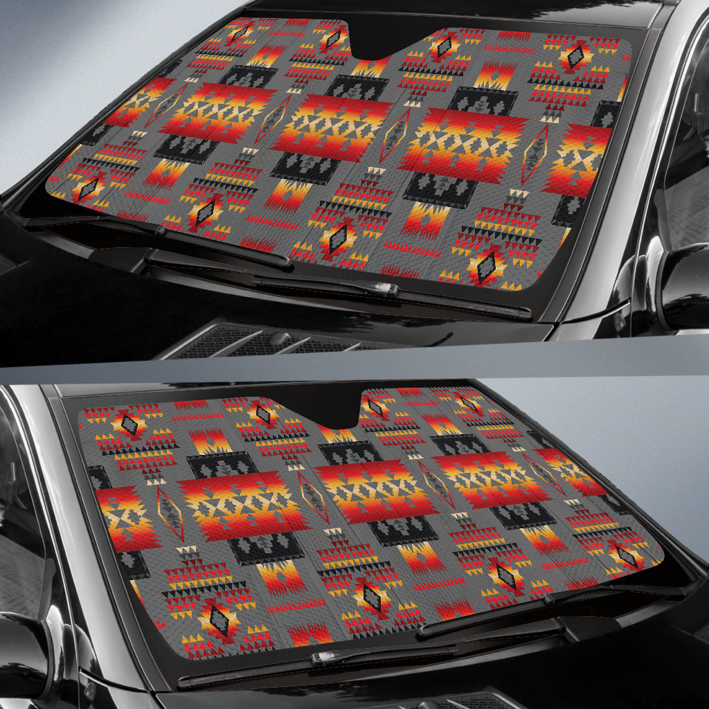 gray-pattern-native-american-auto-sun-shades