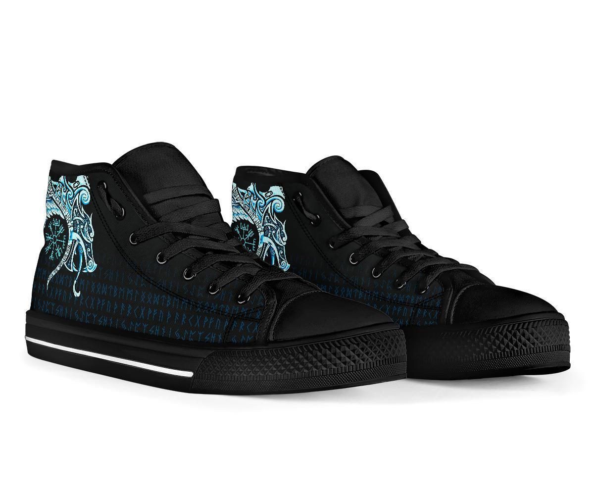 viking-high-top-shoes-fenrir-raven-and-vegvisir-tattoo-cyan
