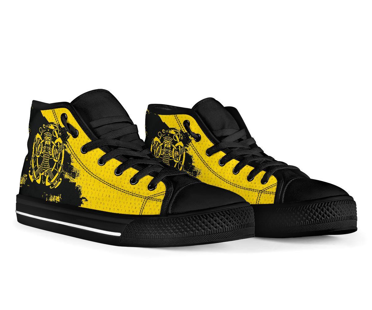 viking-high-top-shoes-loki-bound-triskele-rune-gold