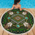 Mandala Green Native American Design Beach Blanket LT10 - Wonder Print Shop