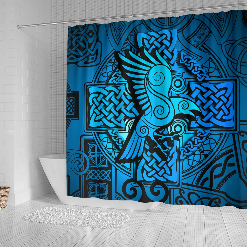 viking-shower-curtain-raven-odin-celtic-cyan