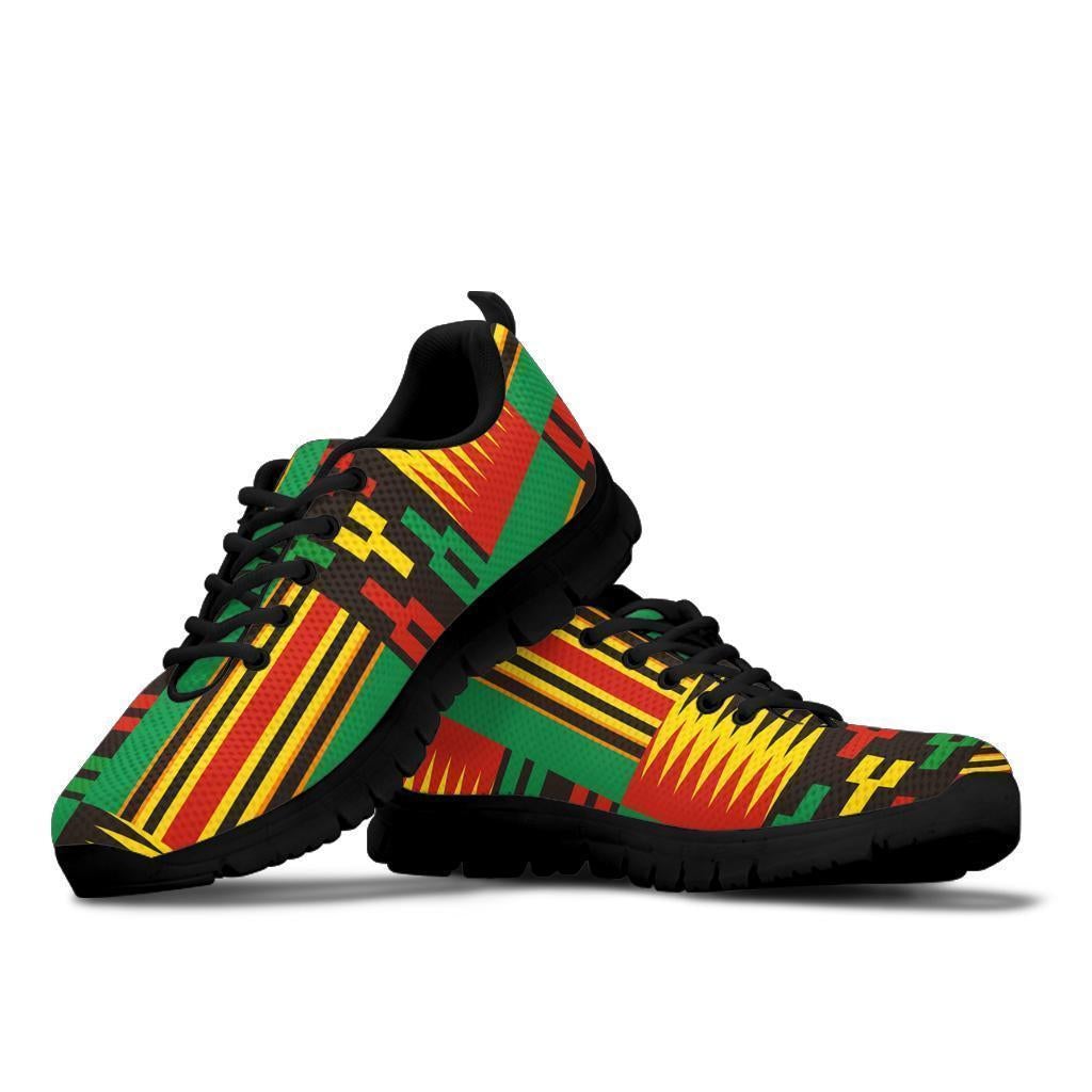 African Shoes - Adwinasa Kente Sneakers - Wonder Print Shop