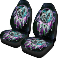 Skull Chief Dream Catcher Car Seat Covers LT10 - Wonder Print Shop