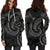 New Zealand Maori Mangopare Women Hoodie Dress Polynesian - Black - Wonder Print Shop