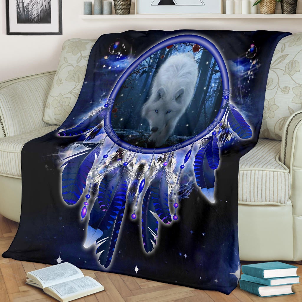 wolf-blue-galaxy-blanket
