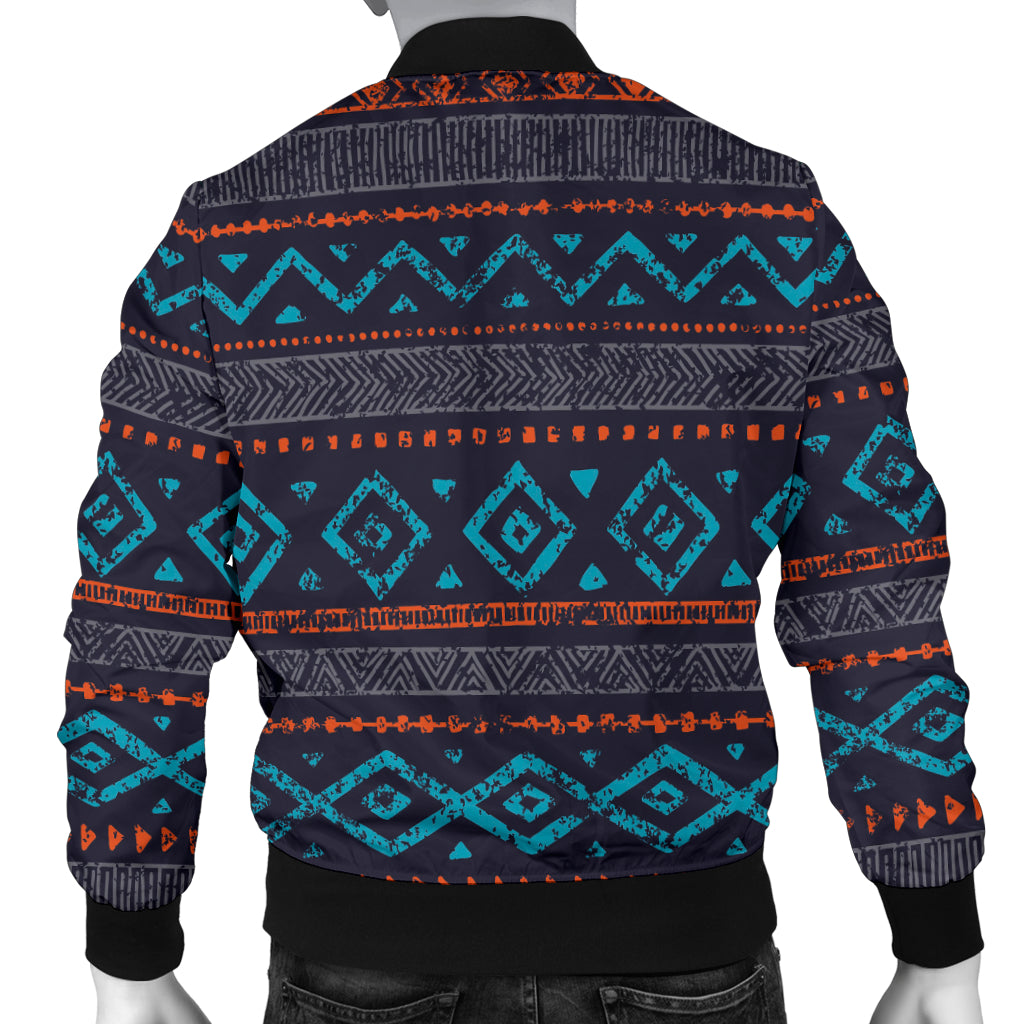 Seamless Ethnic Ornaments Men's Bomber Jacket LT10 - Wonder Print Shop