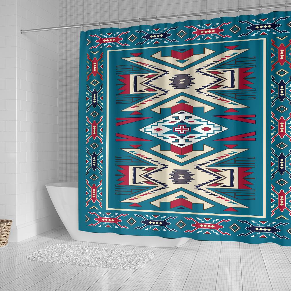 pink-blue-coloful-design-native-american-shower-curtain