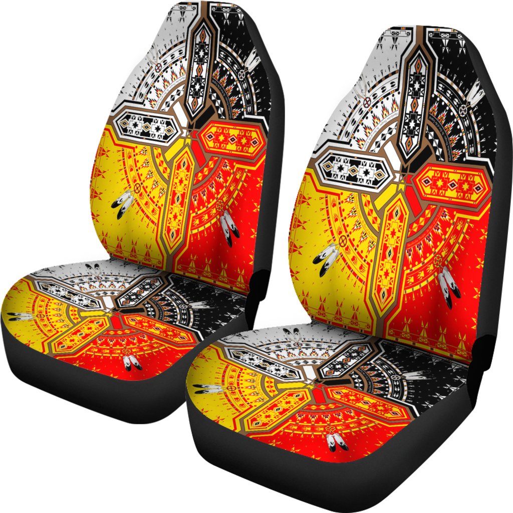 Native American Medicine Wheels Car Seat Covers LT10 - Wonder Print Shop