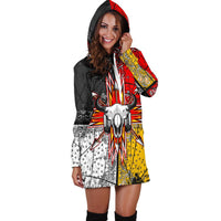 Bison Arrow Native American Women's Hoodie Dress LT10 - Wonder Print Shop