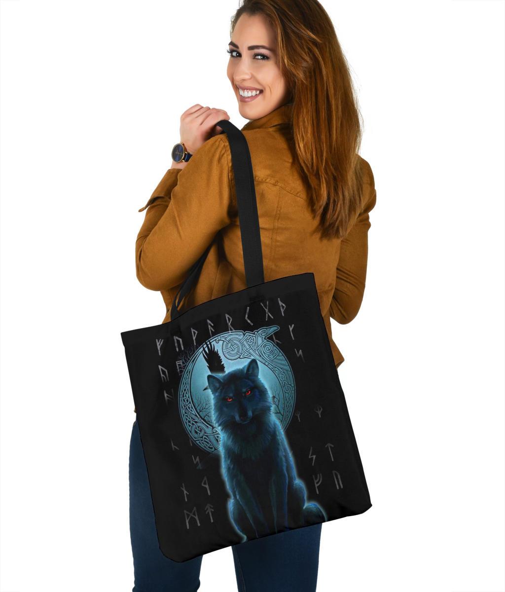 viking-tote-bag-fenrir-viking-wolf-and-moon