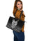 Viking Large Leather Tote Wolf and Raven Special RLT12 - Wonder Print Shop