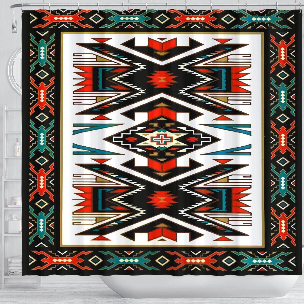 tribal-colorful-pattern-native-american-design-shower-curtain