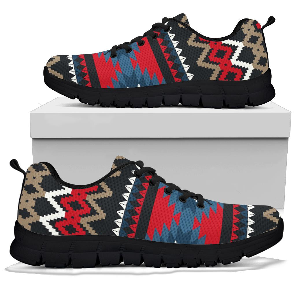 Native American Ornamental Pattern Sneakers LT10 - Wonder Print Shop
