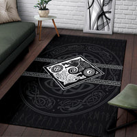 Vikings Area Rug The Wolves, Skoll and Hati RLT12 - Wonder Print Shop