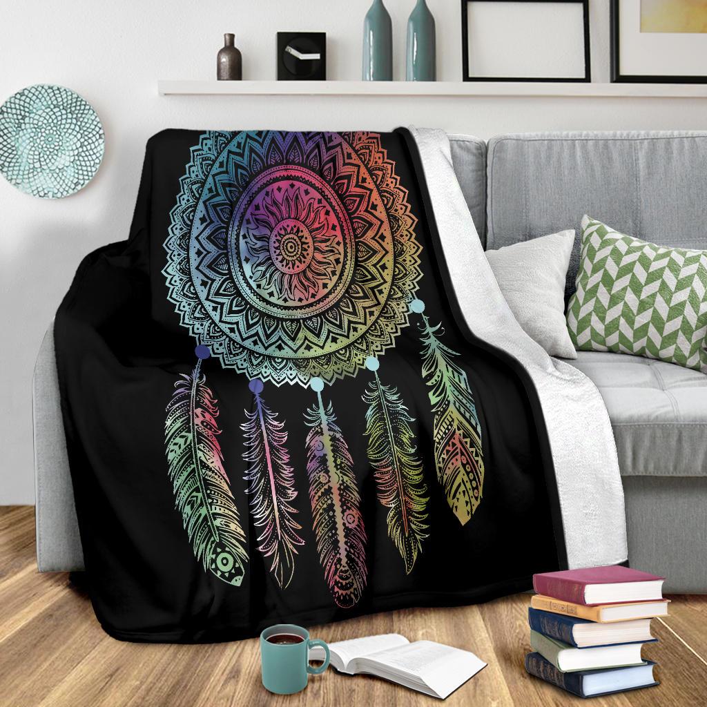 colorful-dreamcatcher-throw-blanket-mandala-native-american-design