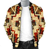 Tribal Yellow Arrow Native American Bomber Jacket LT10 - Wonder Print Shop