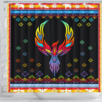 phoenix-rising-native-american-design-shower-curtain-v2