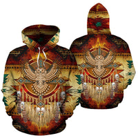Owl Dreamcatcher Native American Pride All Over Hoodie LT10 - Wonder Print Shop