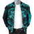 Viking Men's Bomber Jacket - Fenrir Viking Cyan 3D RLT12 - Wonder Print Shop