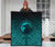 Viking Premium Quilt, Ethnic Odin Raven Cyan RLT12 - Wonder Print Shop