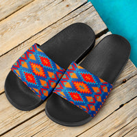 red-and-yellow-geometric-slide-sandals