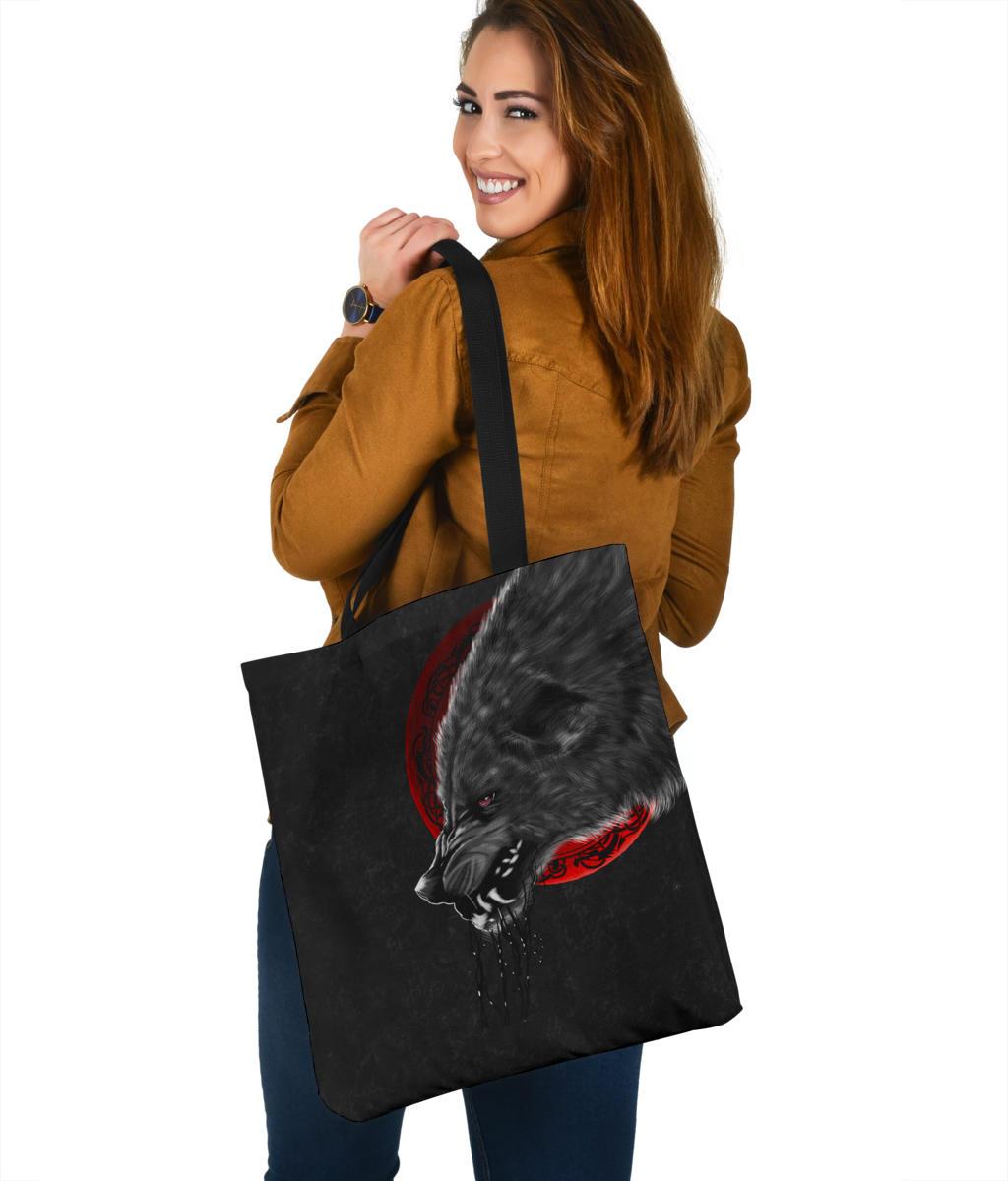 viking-tote-bag-wolf-and-blood-moon