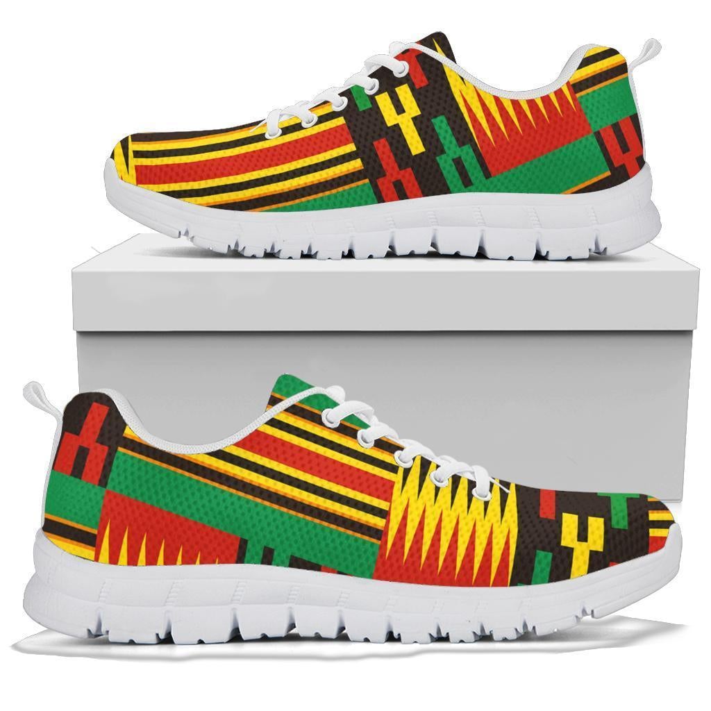 African Shoes - Adwinasa Kente Sneakers - Wonder Print Shop